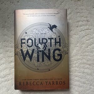 Fourth Wing Hardcover Book First edition